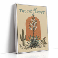 Desert Flower — Arched Yucca Botanical Print