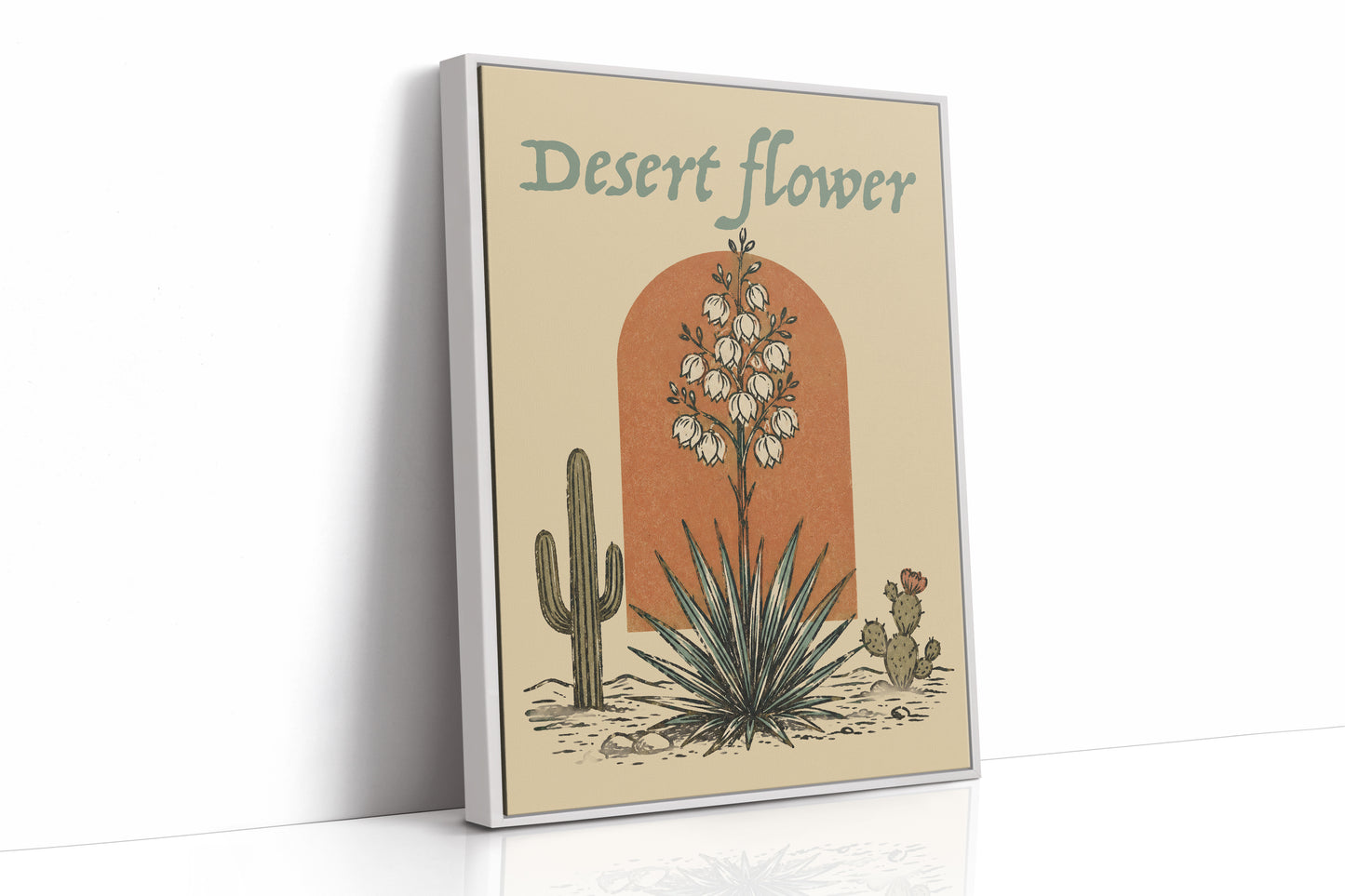 Desert Flower — Arched Yucca Botanical Print