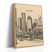 Houston, Rail Line Signature