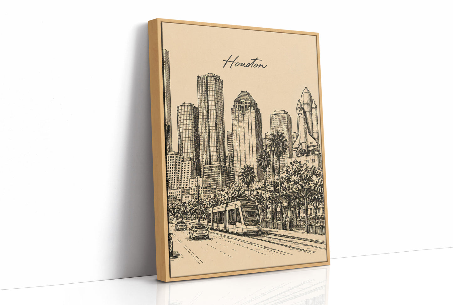 Houston, Rail Line Signature