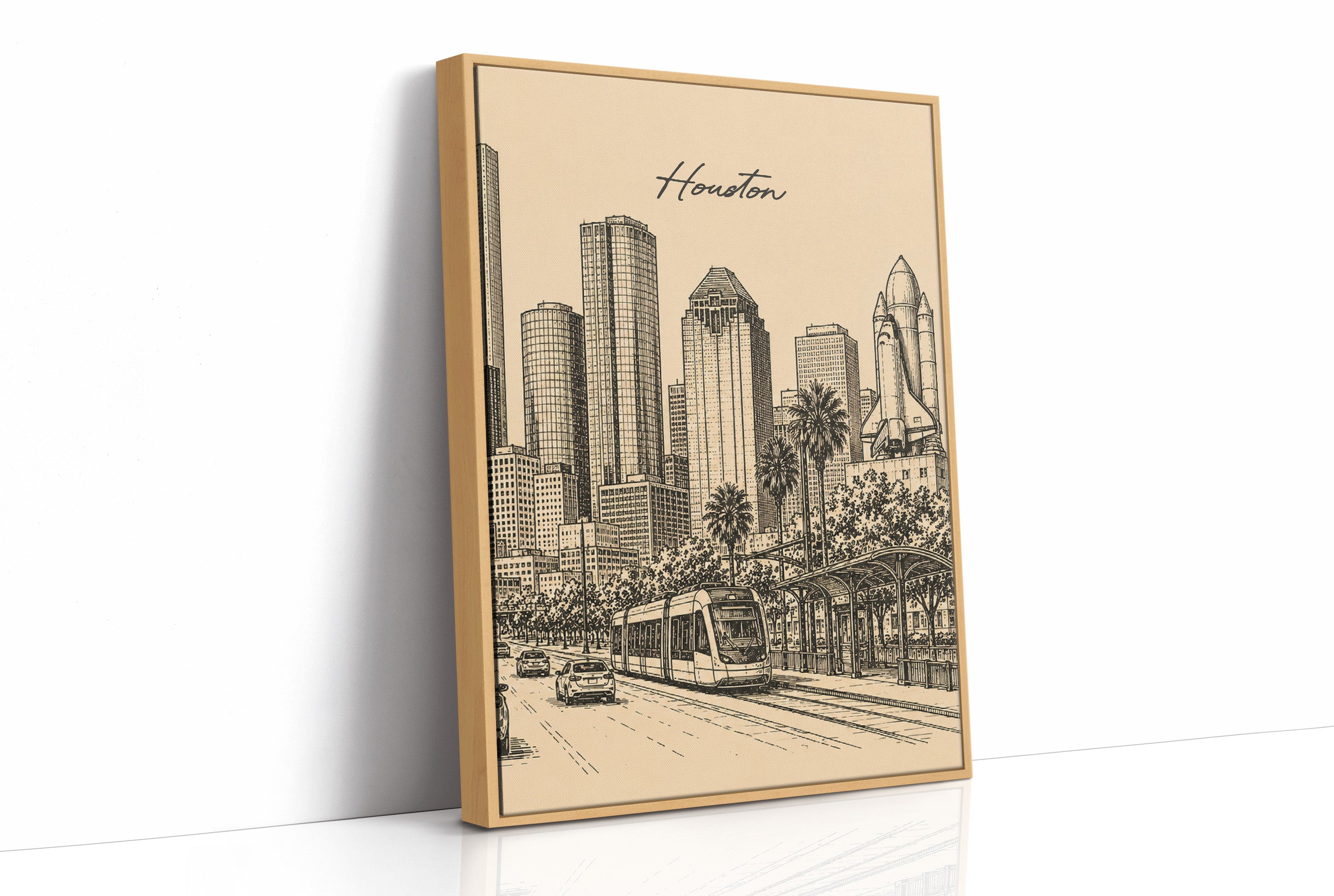 Houston, Rail Line Signature