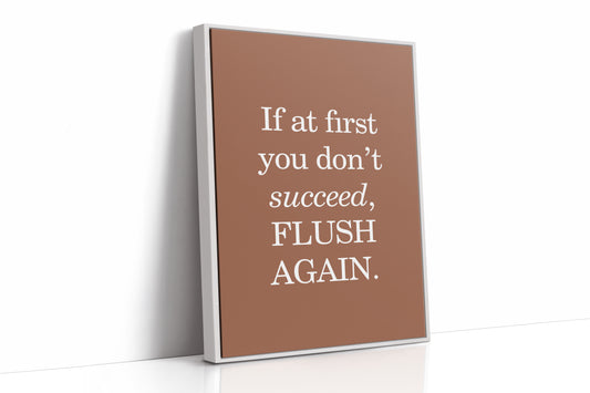 Bathroom Wisdom Glows In Bronze