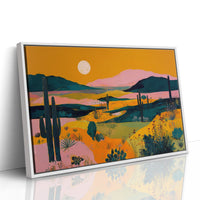 Saguaros Dance Under Honey Skies