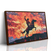 Lasso Under a Burning Sky