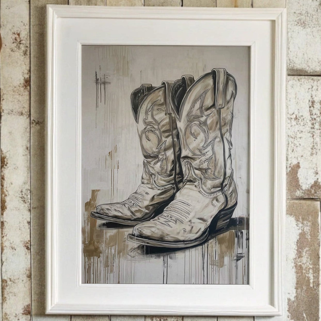 End of Trail Legacy - Weathered Cowboy Boots