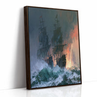 Ship Weathering the Storm