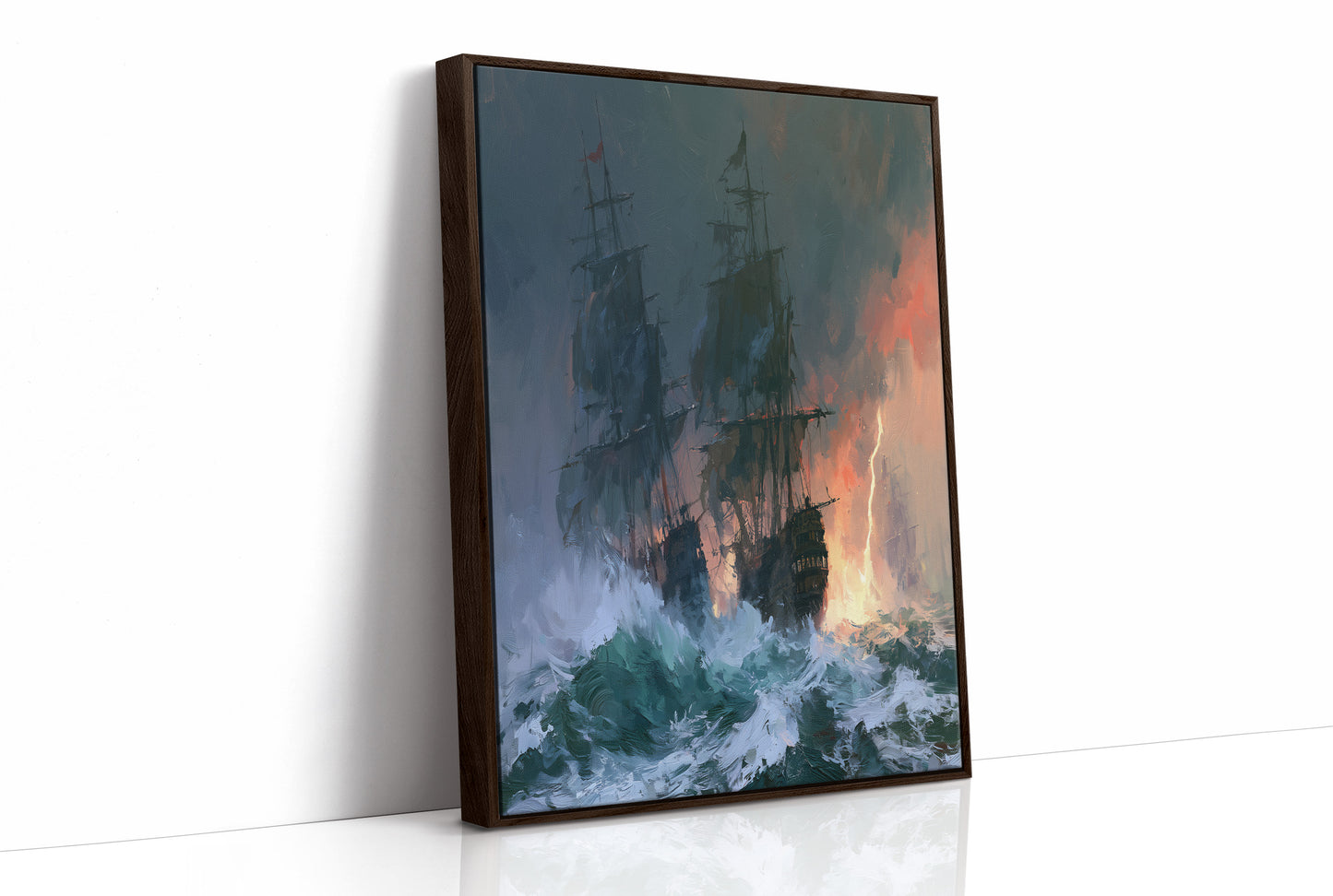 Ship Weathering the Storm