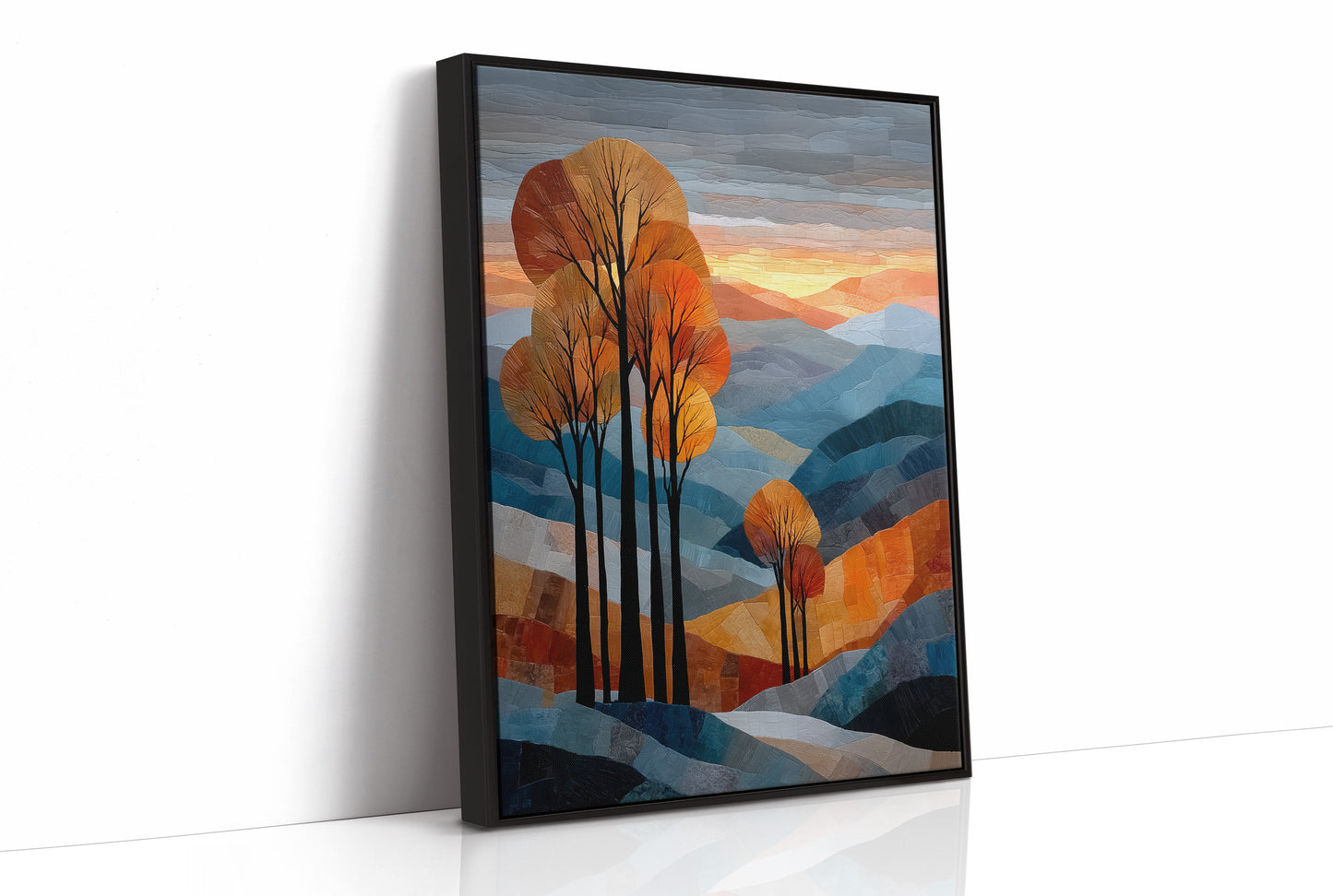 Amber Trees, Blue Hills
