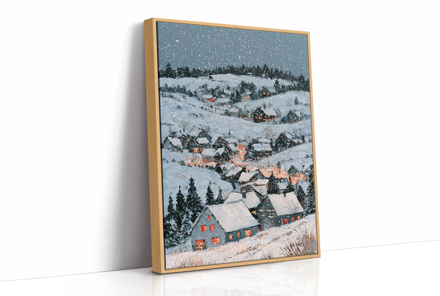 Village in the Snowy Hollow