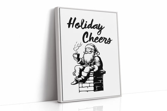 Santa Sips His Midnight Coffee Break