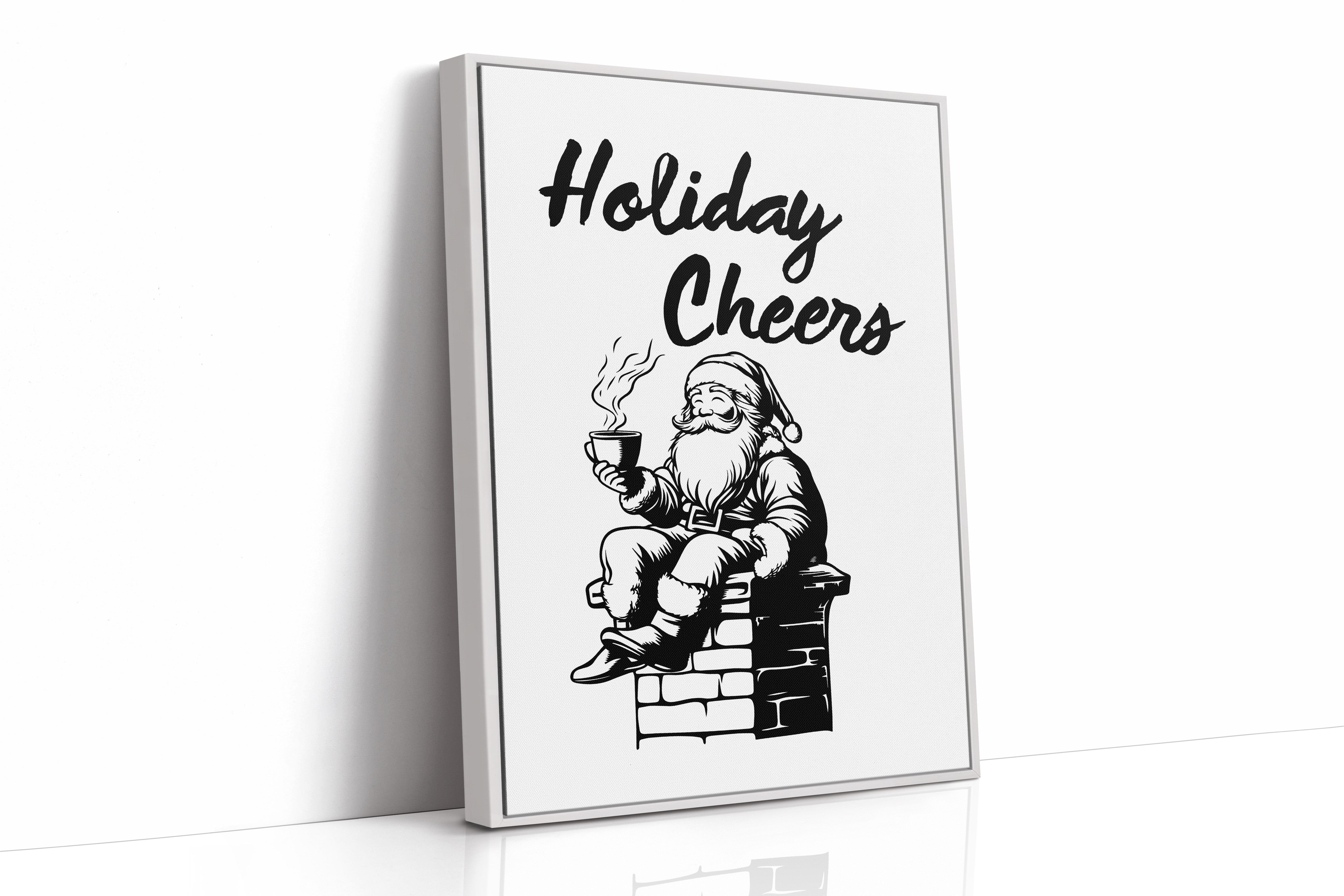 Santa Sips His Midnight Coffee Break