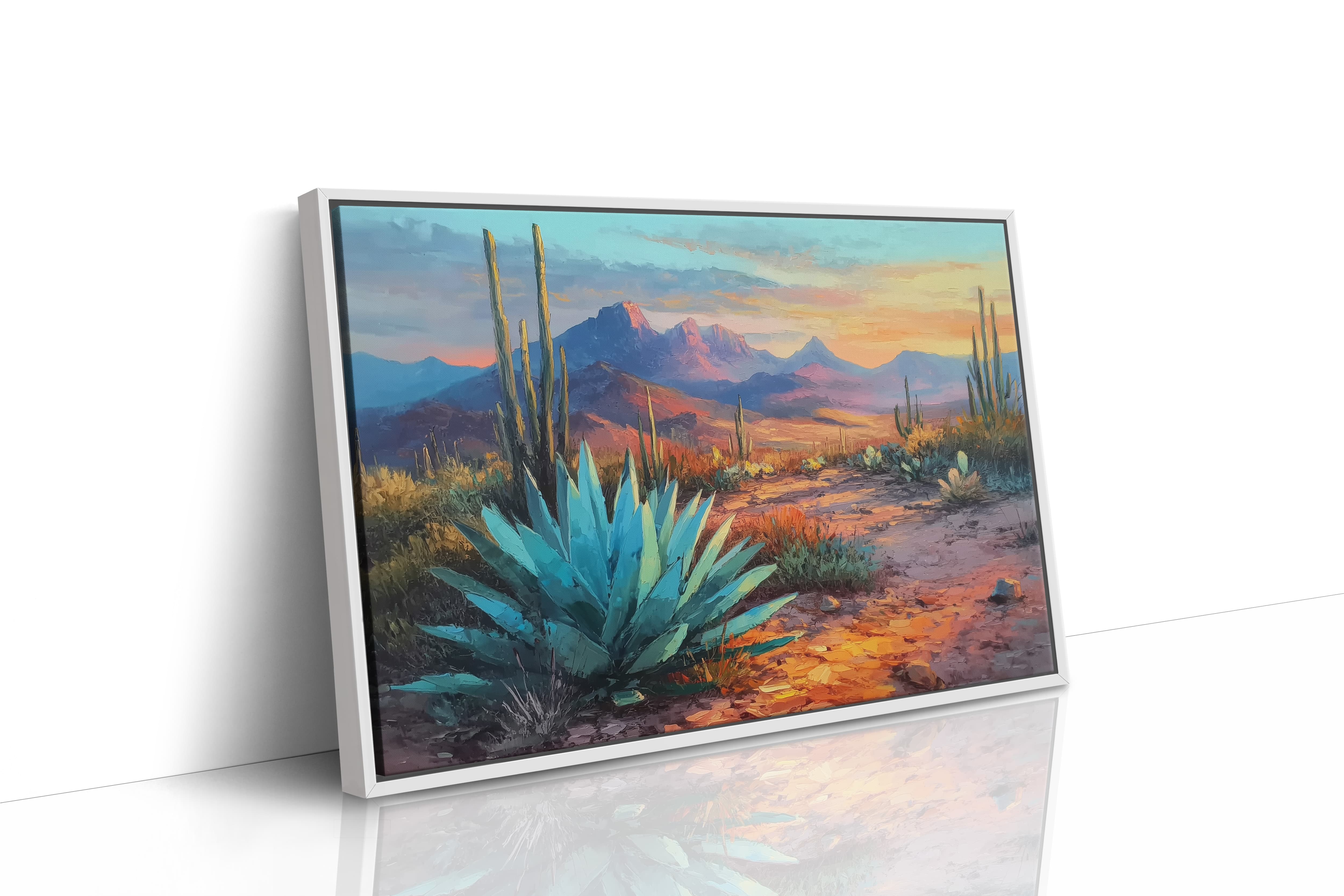 Blue Agave Greets Desert Dawn