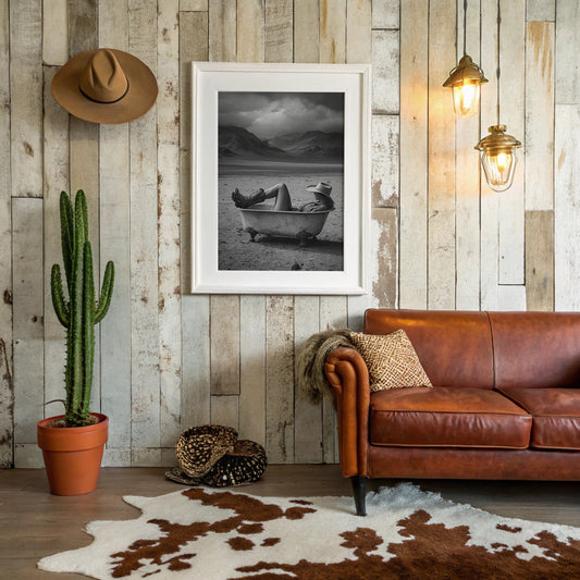 Desert Retreat Daydream - Surreal Cowboy Bathtub