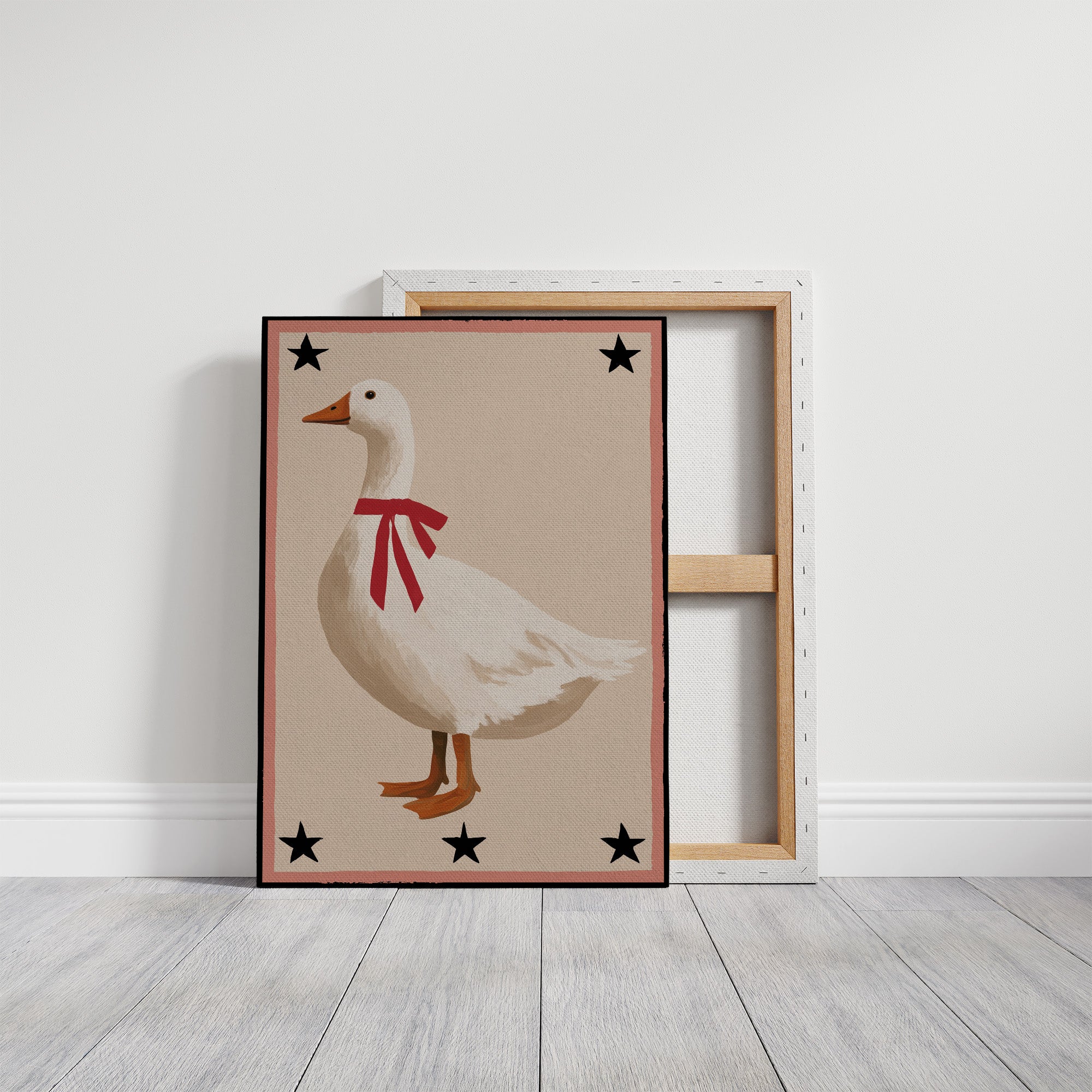 The Goose With A Red Ribbon