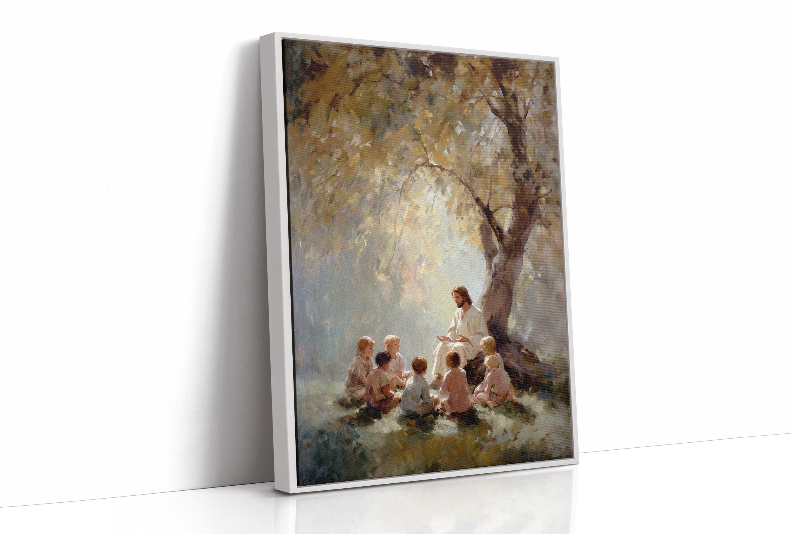 Gentle Words Beneath Autumn Boughs