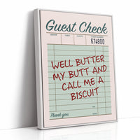 Well Butter My Butt — Sage Diner Receipt Print
