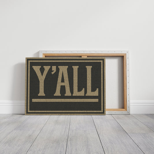 Y’ALL Mosaic Wall Art