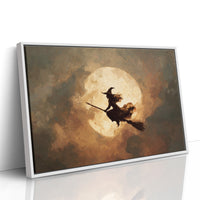 Autumn Flight Across Harvest Moon