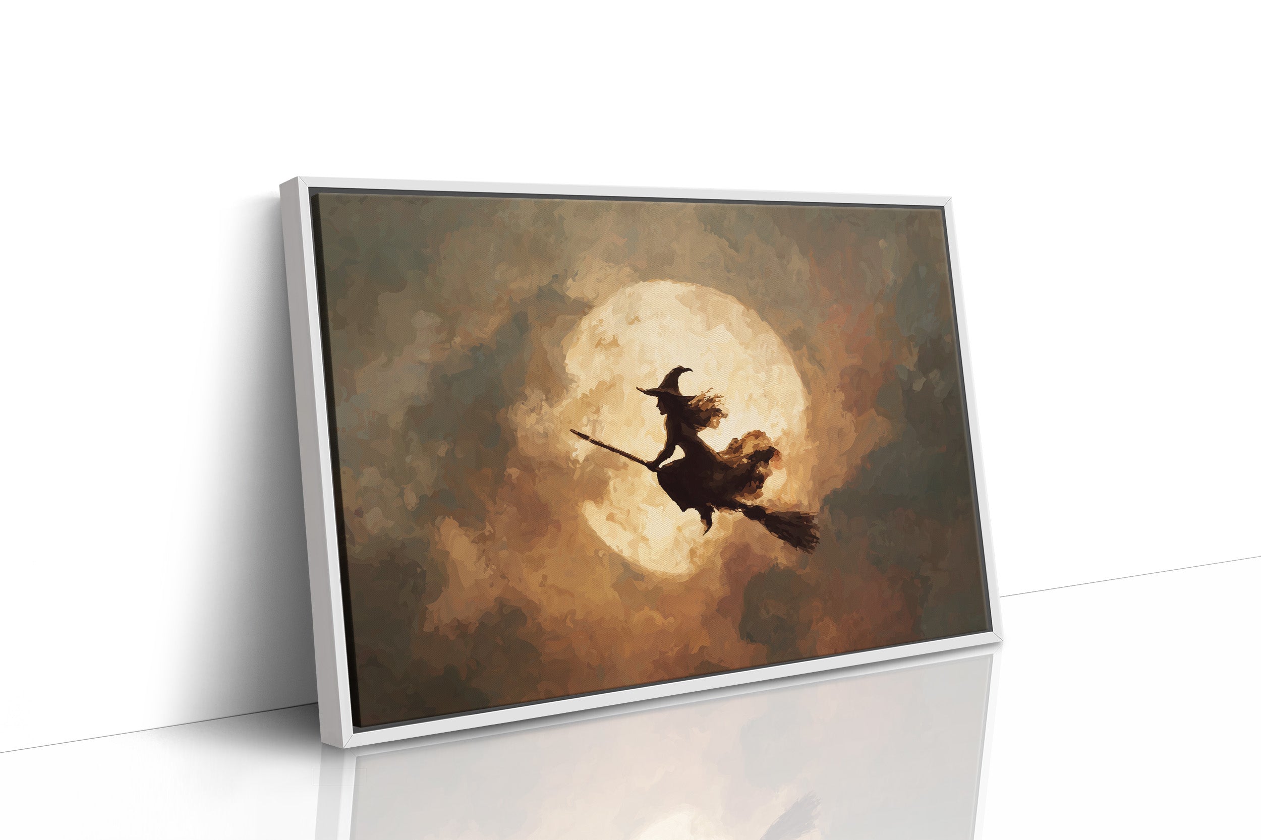 Autumn Flight Across Harvest Moon