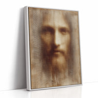 Faded Canvas On Rustic Wood