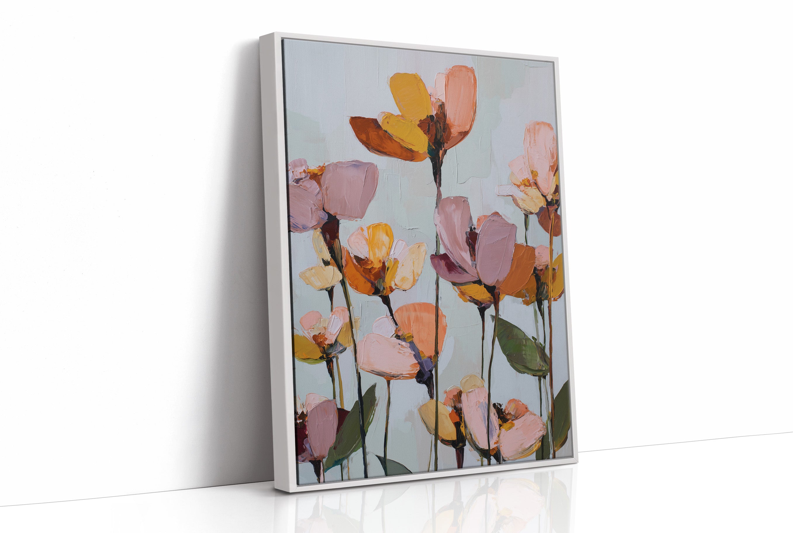 Tulips Sway In Golden Hour