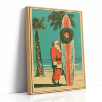 Surfboard Santa, Coastal Christmas