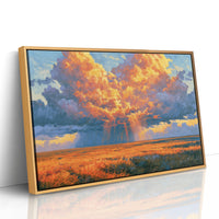 Fire in the Prairie Sky