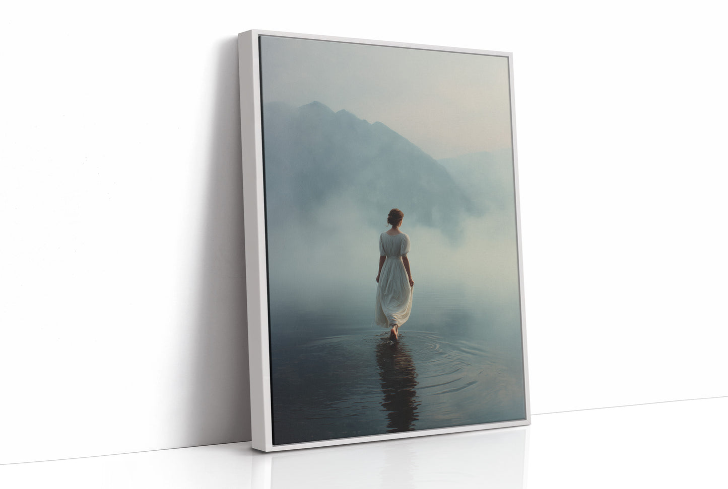 Mist Beckons Across Still Waters
