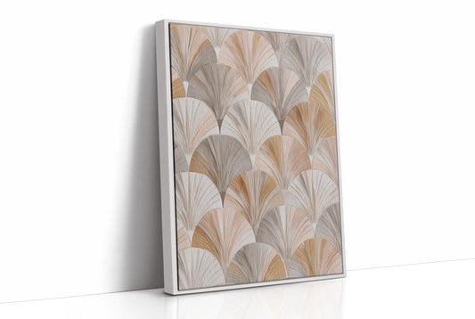 Gilded Feathers Rise In Symmetry