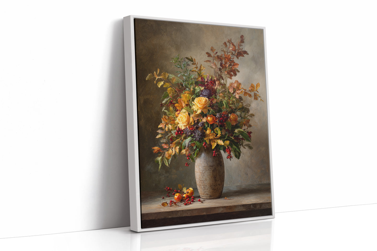 Autumn Roses Paint October's Symphony