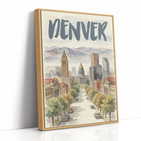 Denver in Watercolor