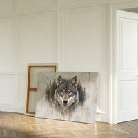Ancient Forest Holds Wolf's Gaze