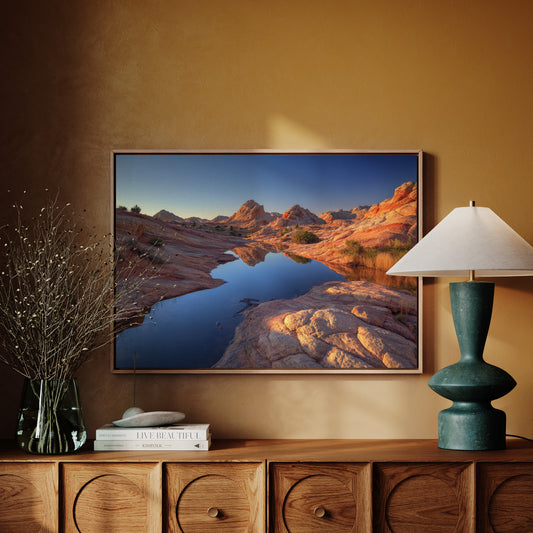 Red Rocks Mirror Desert Dawn