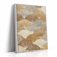 Golden Fans Unfold In Rhythm