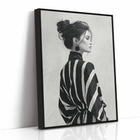 Back Turned, Bold Stripes