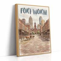 Fort Worth in Watercolor