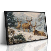 Winter Peaks Call The Deer Home