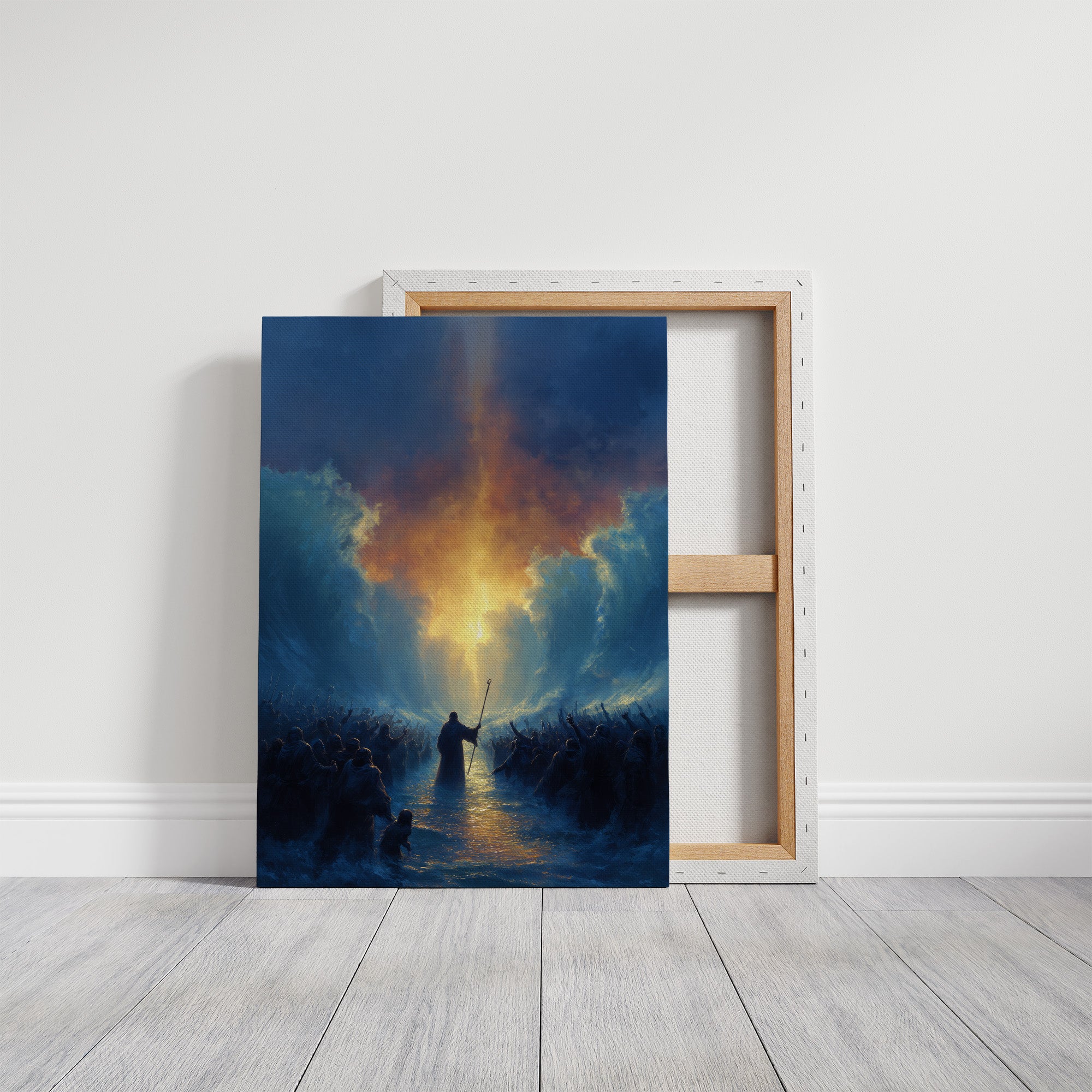 Divine Passage Through Parted Waters