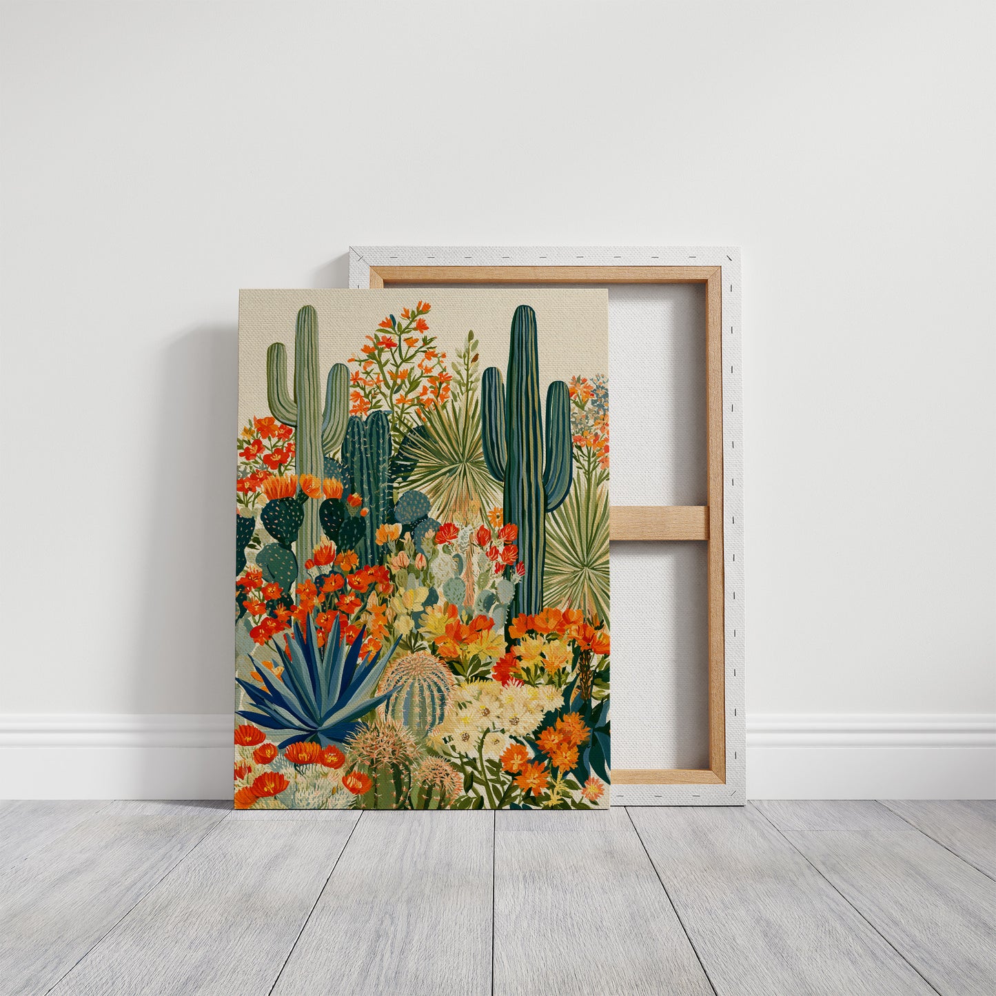 Desert Garden In Full Bloom
