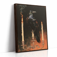 The Raven's Candlelit Perch