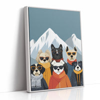 Mountain Dogs Rock Their Alps Ski