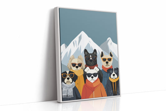 Mountain Dogs Rock Their Alps Ski