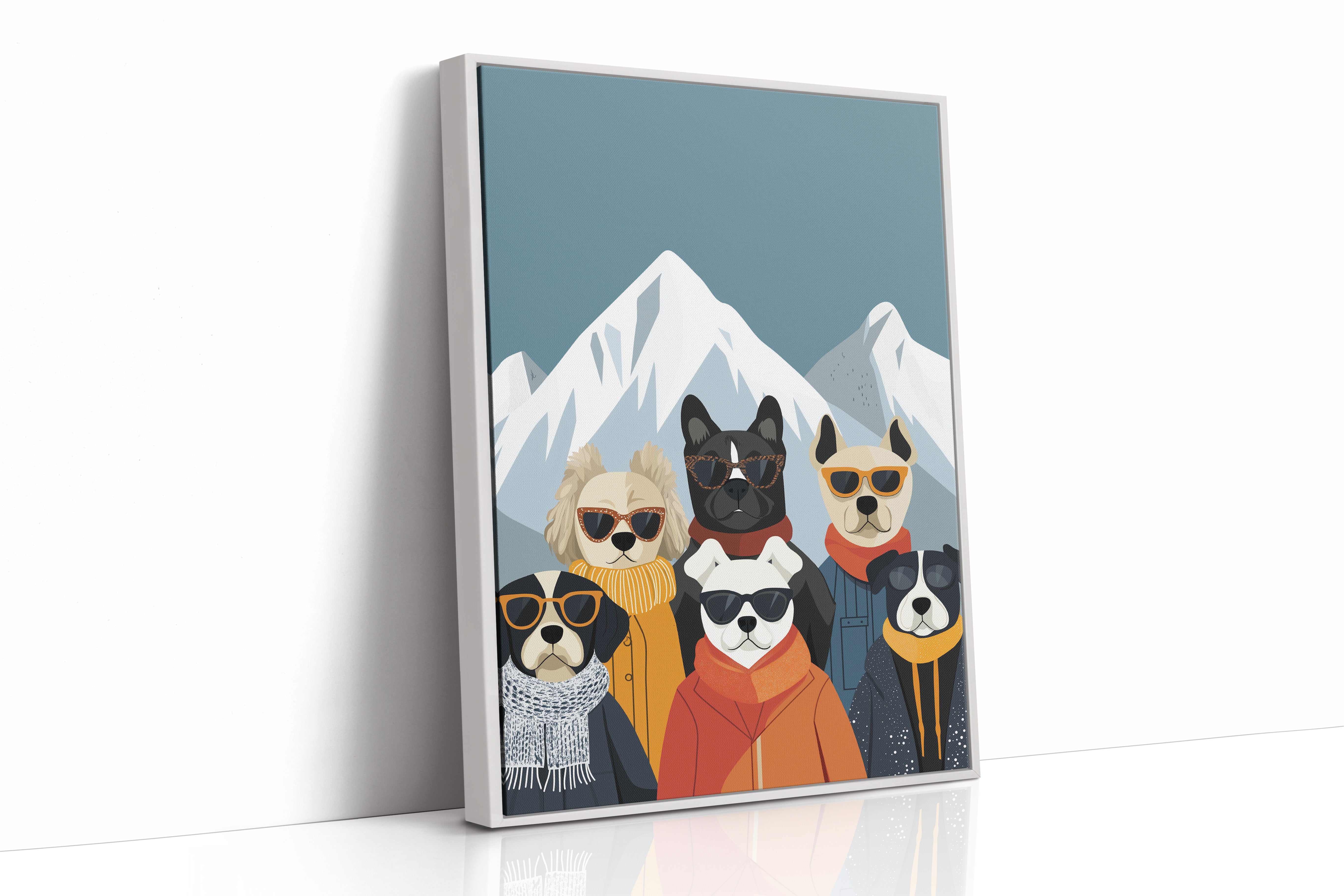 Mountain Dogs Rock Their Alps Ski