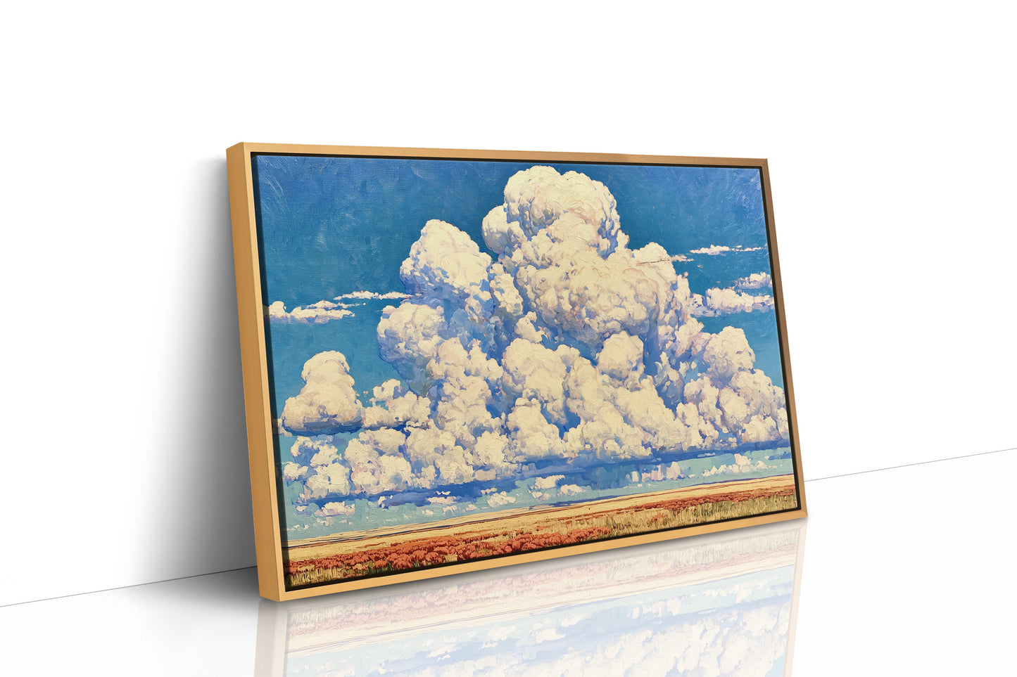 Thunderheads Over Amber Fields