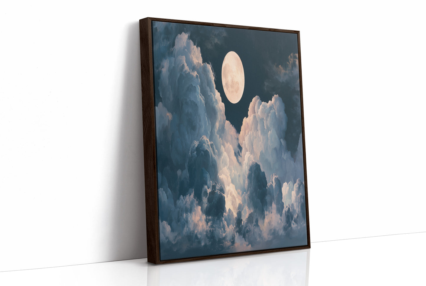 Full Moon Above the Clouds