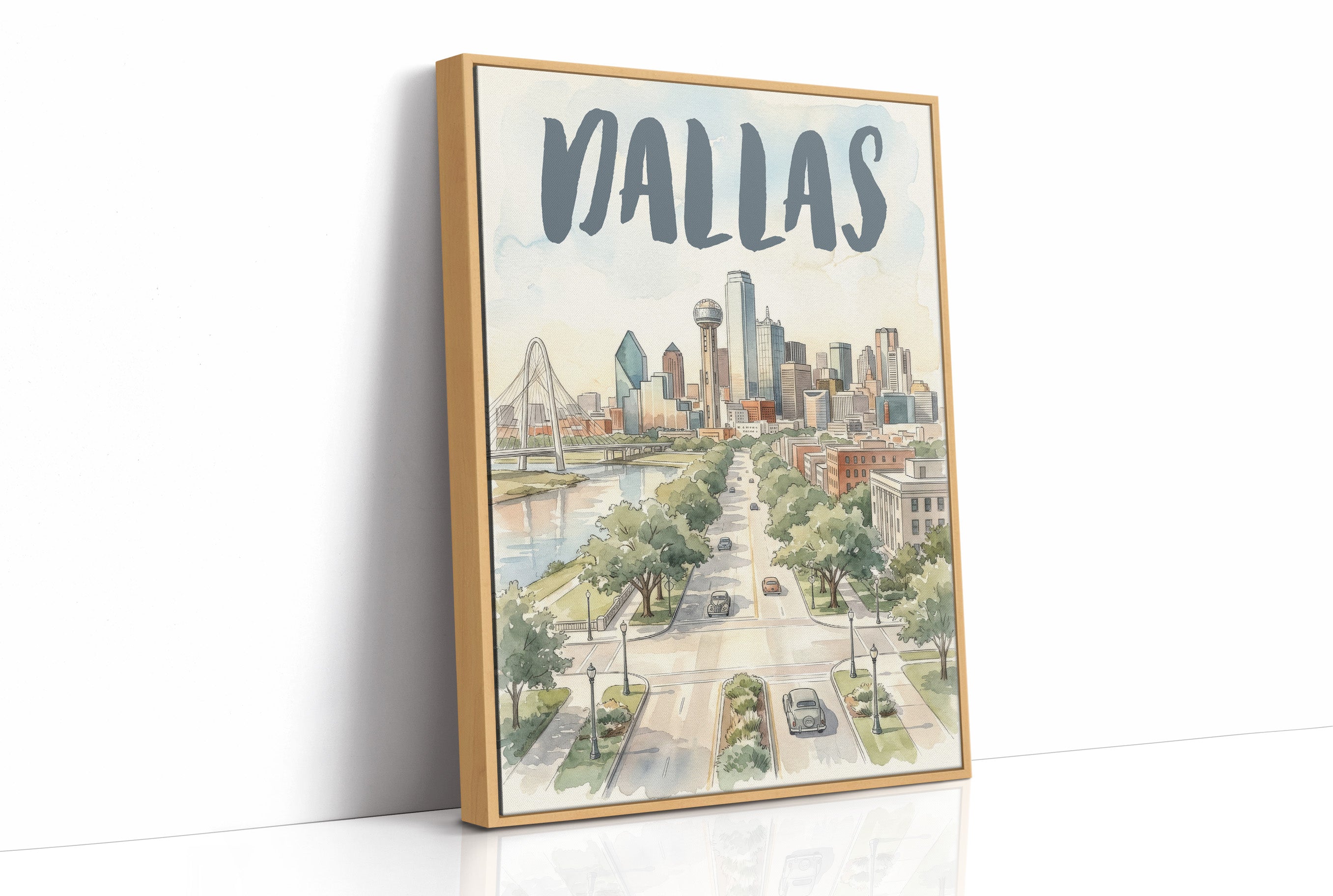 Dallas in Watercolor