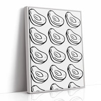 Avacado Dance In Black Lines