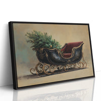 Vintage Sleigh Awaits December Magic