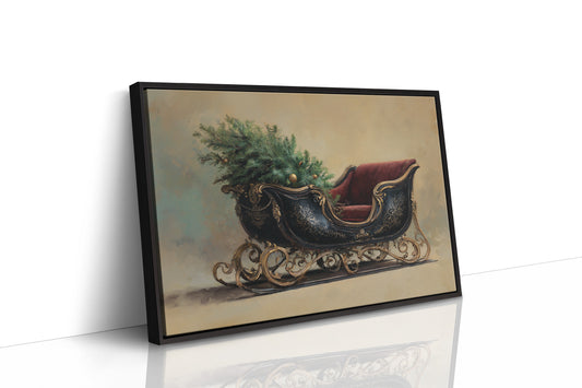 Vintage Sleigh Awaits December Magic