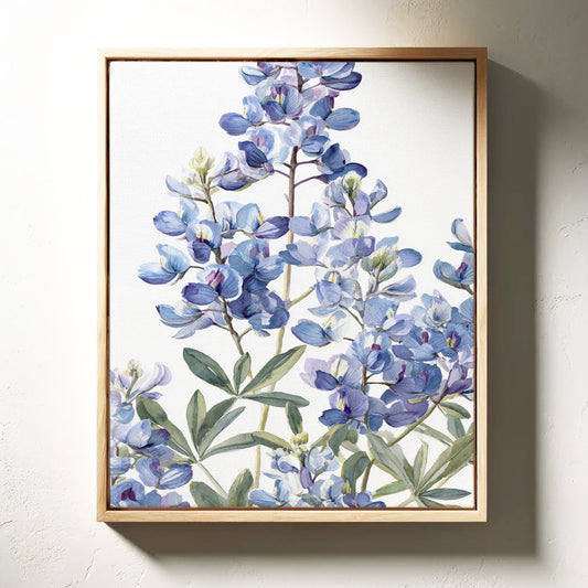 Beneath A Sky of Indigo Blooms